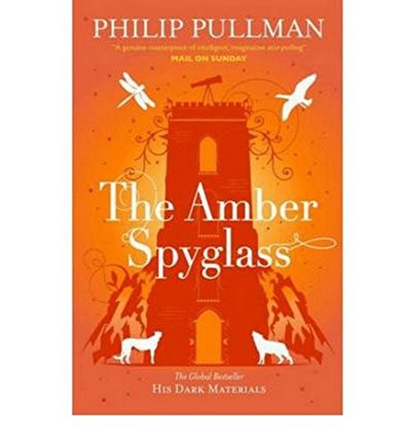 cover image for The Amber Spyglass (His Dark Materials, #3)