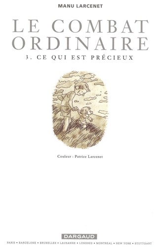 cover image for Ce qui est précieux (Le combat ordinaire #3)