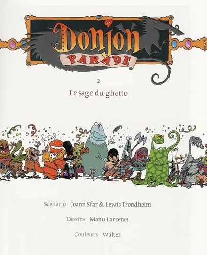 cover image for Le sage du ghetto (Donjon Parade, #2)